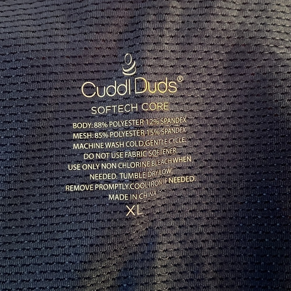 Nwot Cuddl Duds Softech Core Zippered Lightweight… - image 5